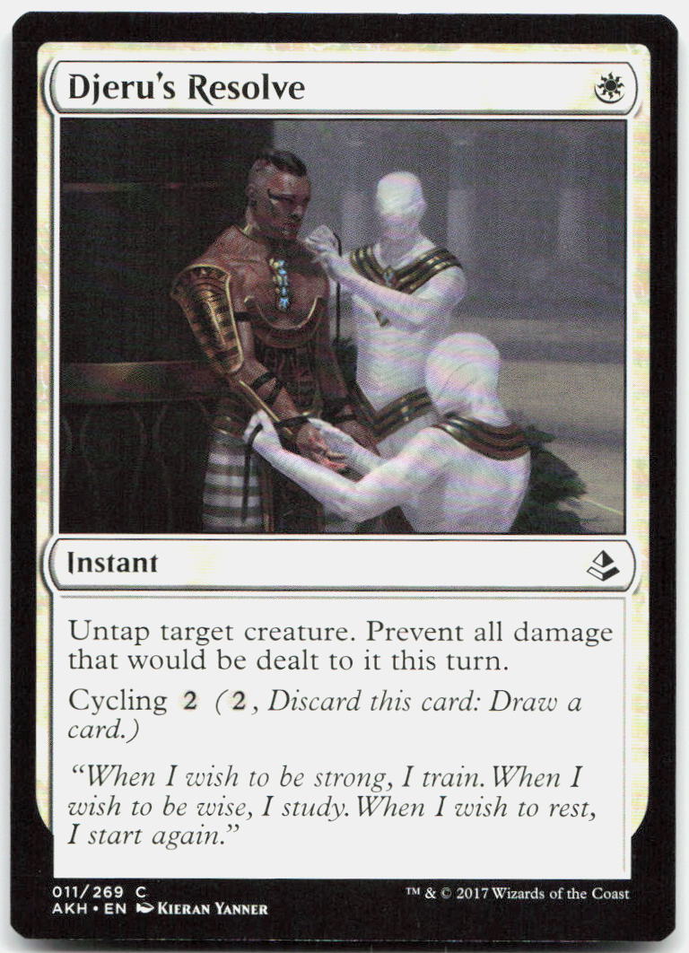 Djeru's Resolve NM C Amonkhet 11