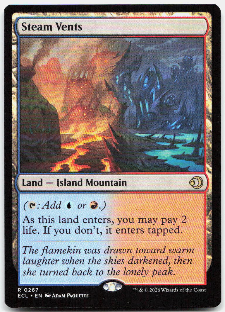 Steam Vents NM R Lorwyn Eclipsed 267