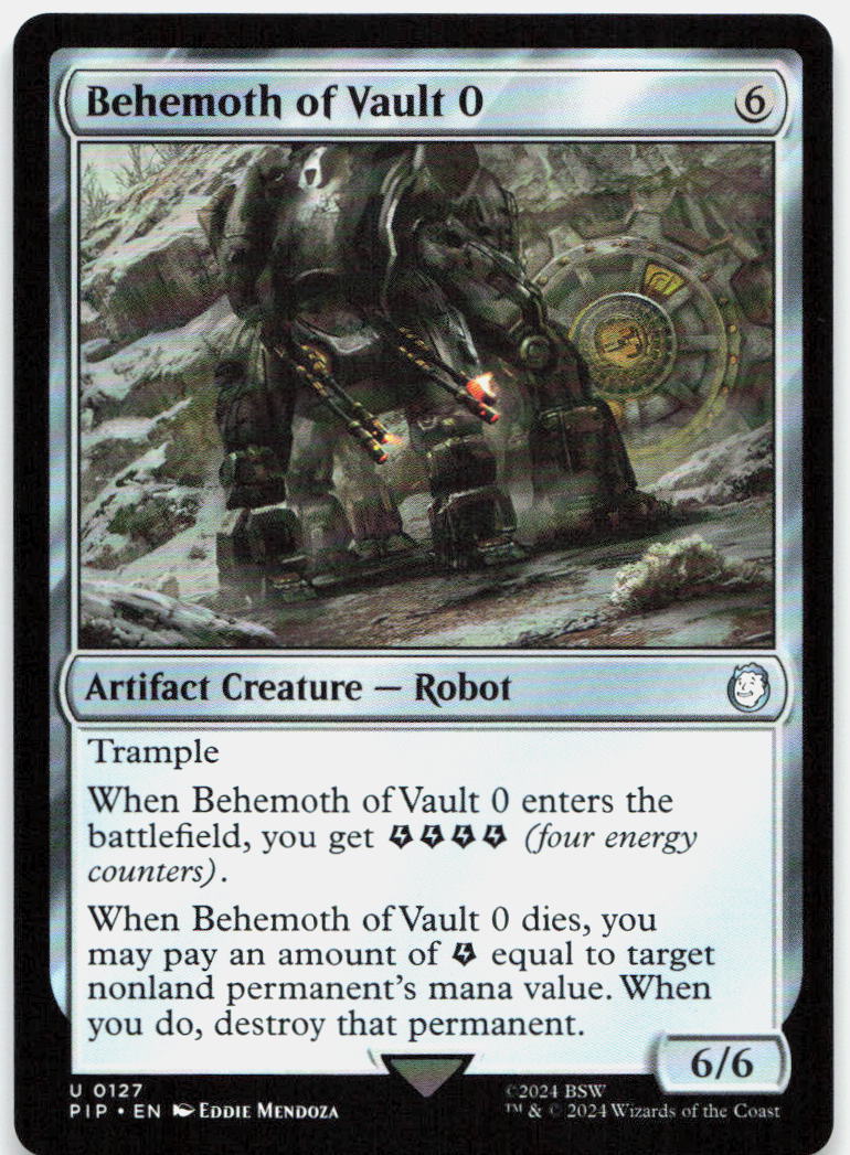 Behemoth of Vault 0 NM U Universes Beyond: Fallout 127