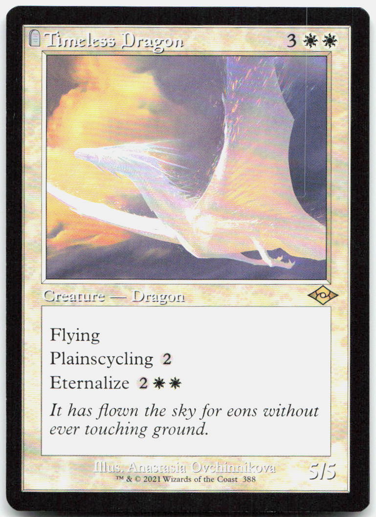 Timeless Dragon (Retro Frame) NM R Modern Horizons 2 388