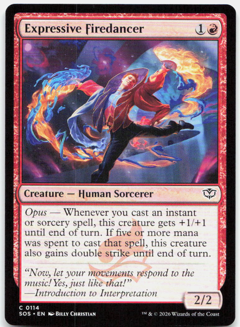 Expressive Firedancer NM C Secrets of Strixhaven 114