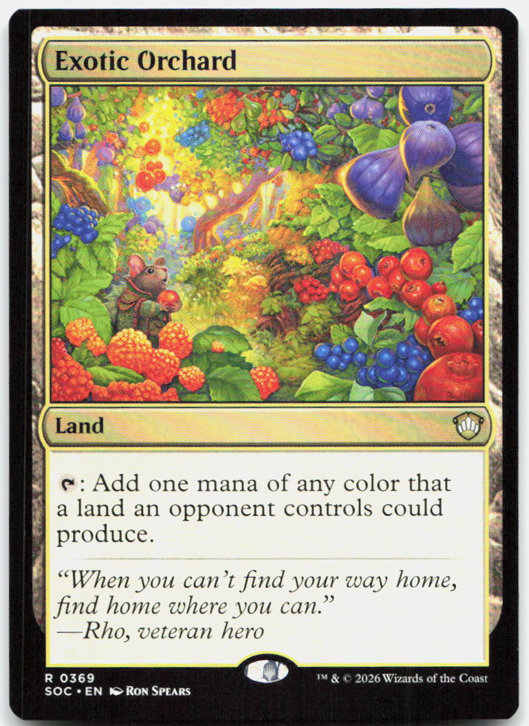 Exotic Orchard NM R Commander: Secrets of Strixhaven 369