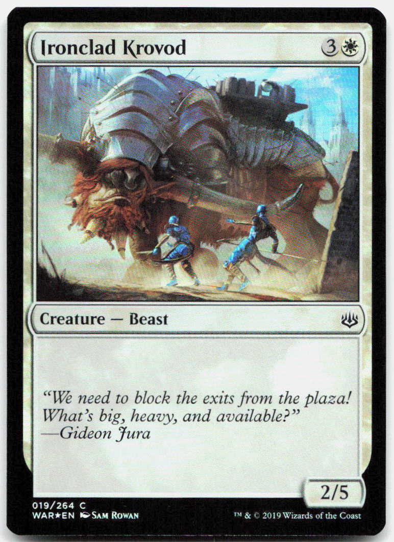 Ironclad Krovod NM Foil C War of the Spark 19