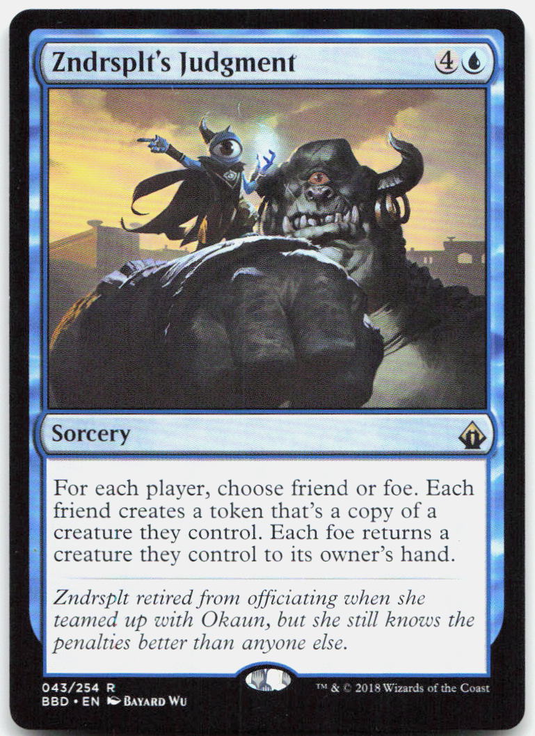 Zndrsplt's Judgment NM R Battlebond 43