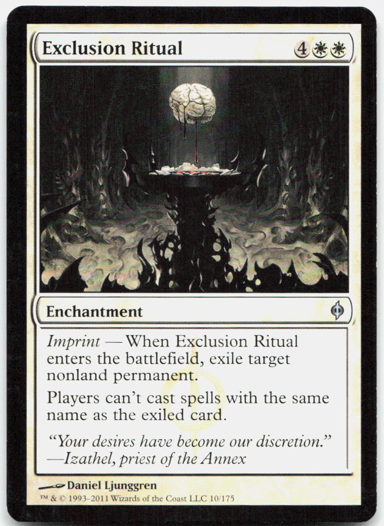 Exclusion Ritual NM U New Phyrexia 10