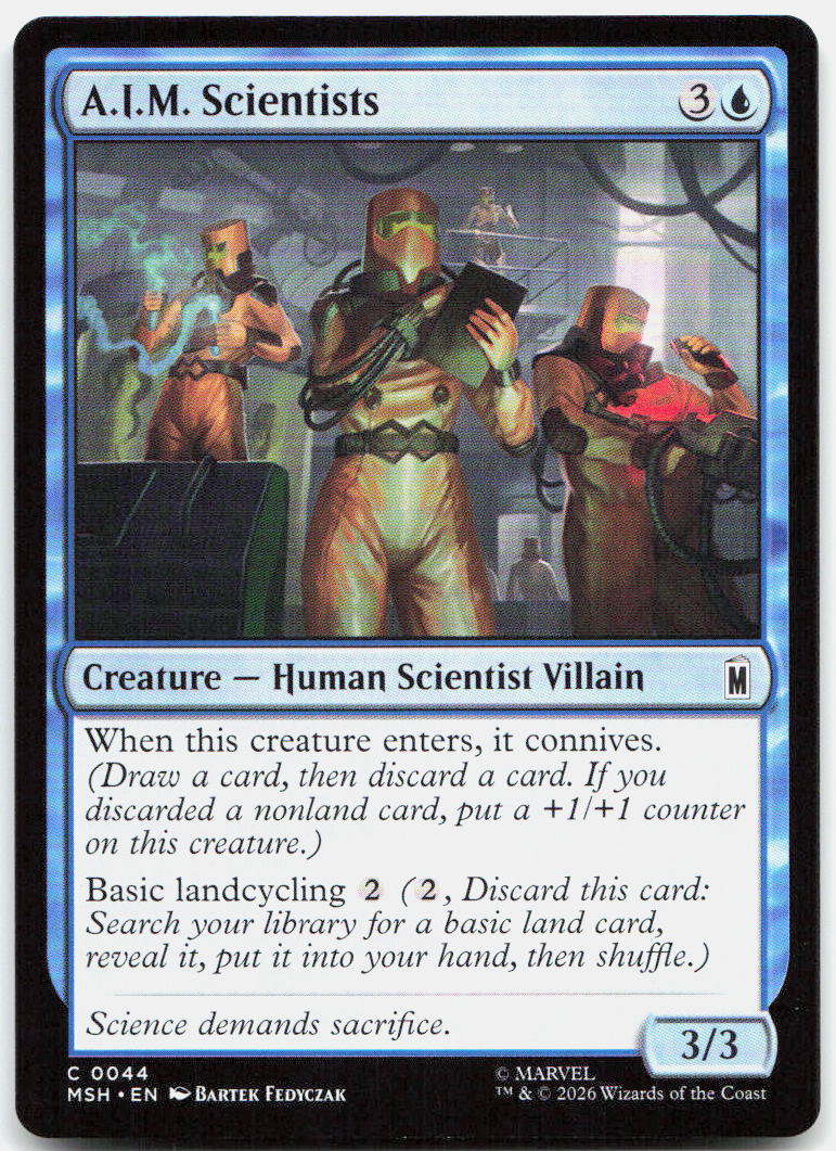 A.I.M. Scientists NM C Marvel Super Heroes 44