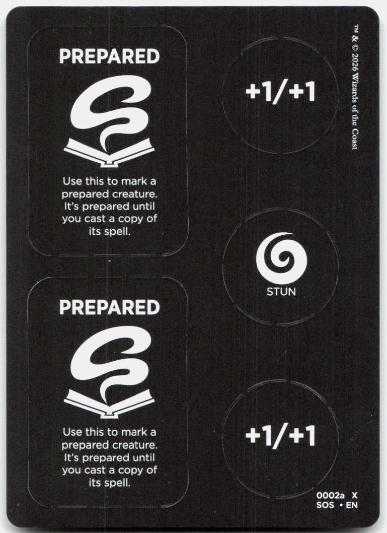 Punch Card Token NM T Secrets of Strixhaven