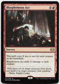 Blasphemous Act NM Foil R Double Masters 117
