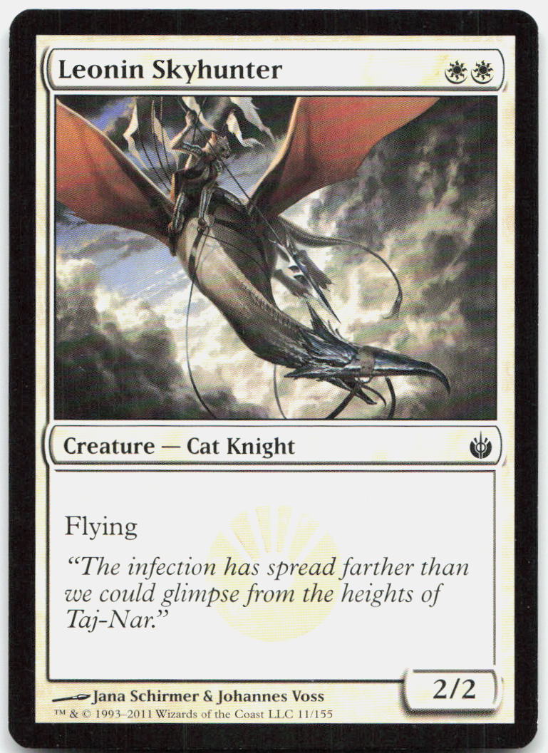 Leonin Skyhunter NM C Mirrodin Besieged 11
