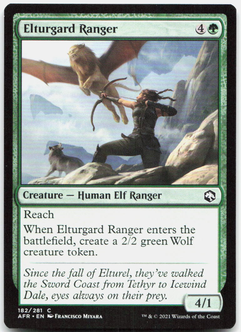 Elturgard Ranger NM C Adventures in the Forgotten Realms 182