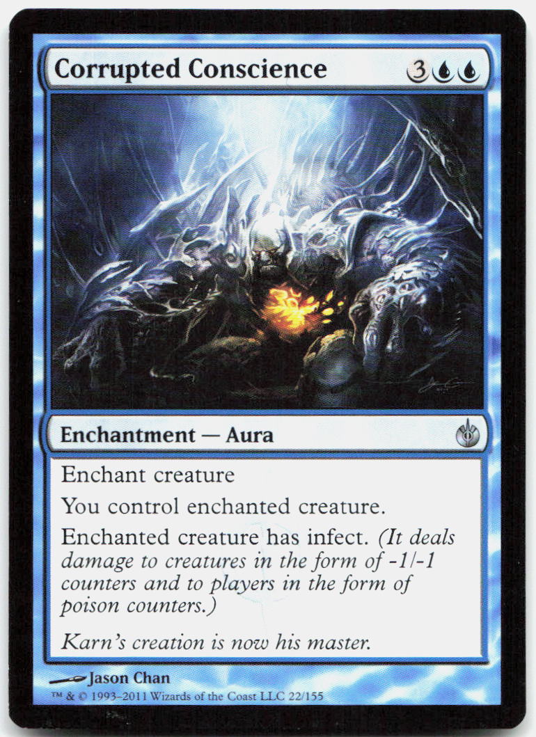 Corrupted Conscience NM U Mirrodin Besieged 22