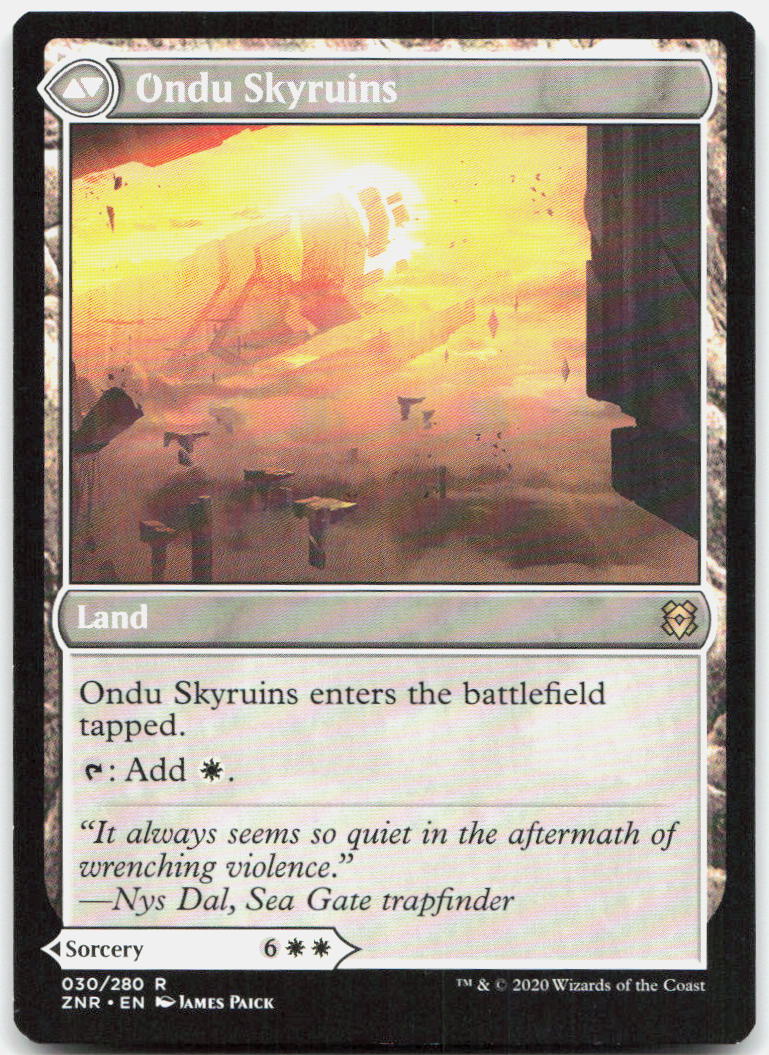 Ondu Inversion NM R Zendikar Rising 30