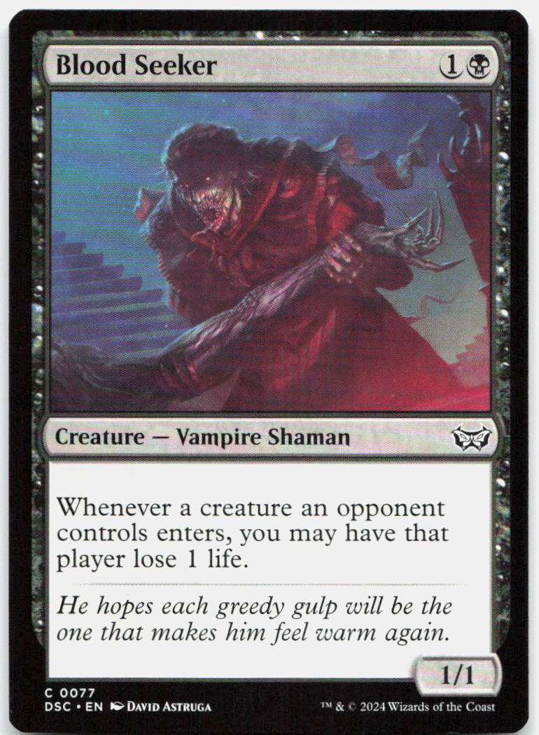 Blood Seeker NM C Commander: Duskmourn: House of Horror 77