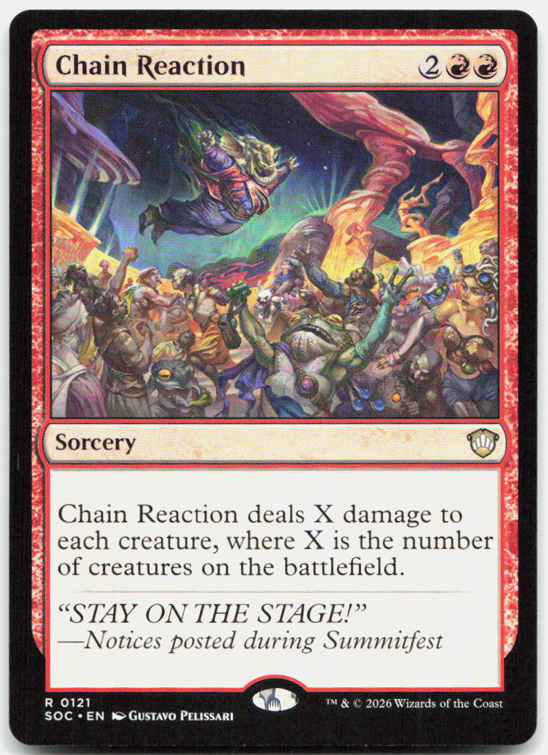 Chain Reaction NM R Commander: Secrets of Strixhaven 121