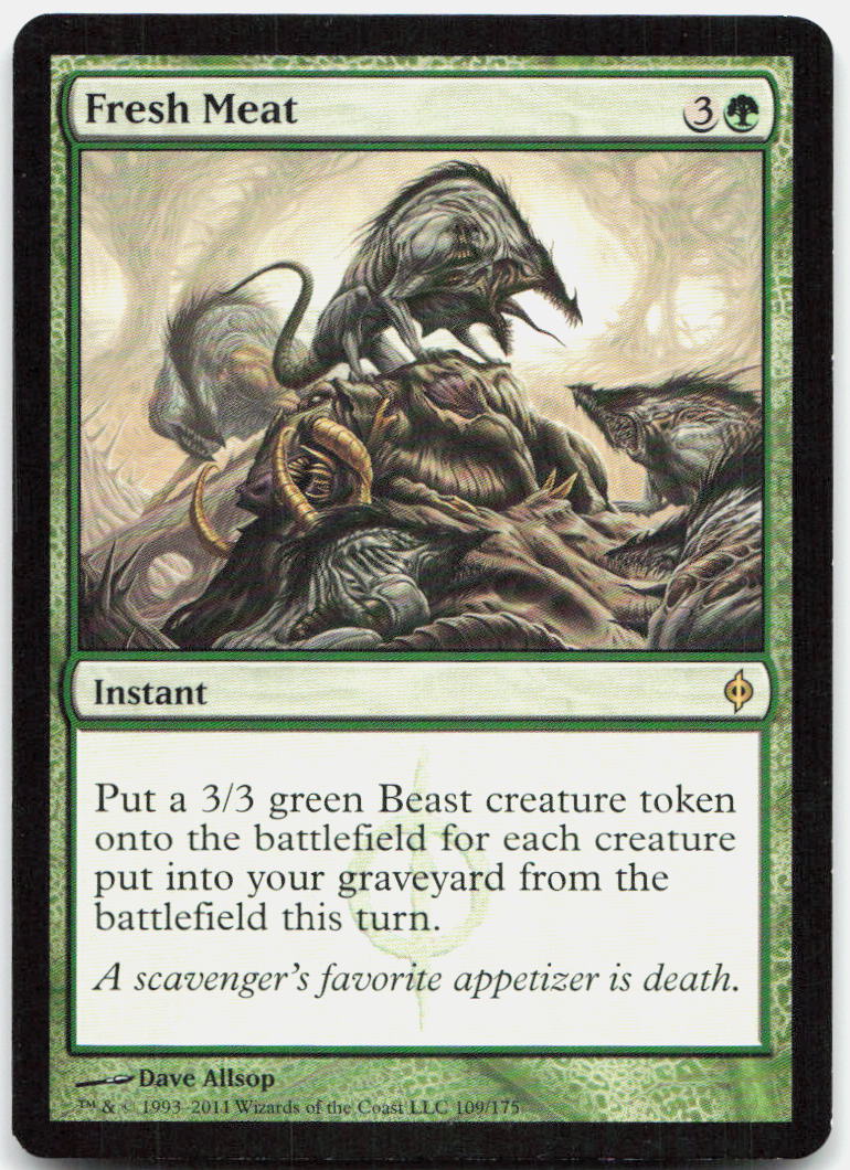 Fresh Meat NM R New Phyrexia 109