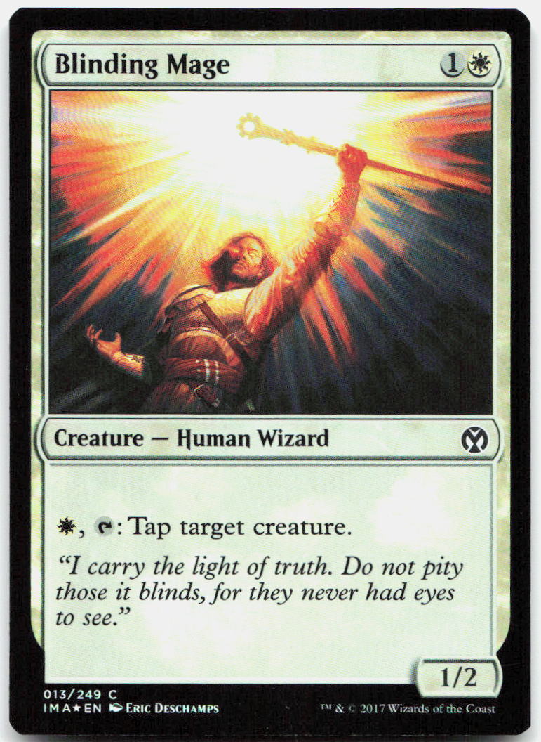 Blinding Mage NM Foil C Iconic Masters 13