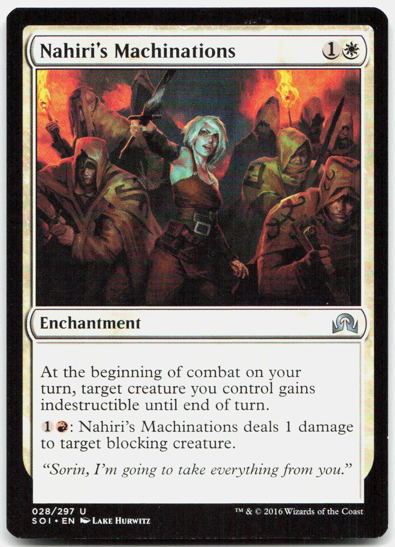 Nahiri's Machinations NM U Shadows over Innistrad 28