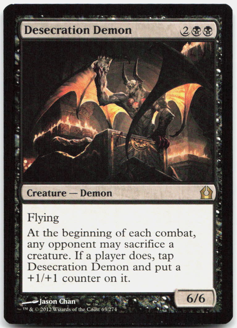 Desecration Demon NM R Return to Ravnica 63