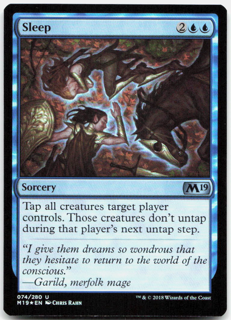 Sleep NM Foil U Core Set 2019 74