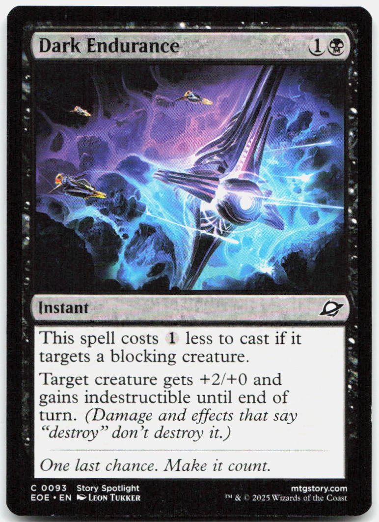 Dark Endurance NM C Edge of Eternities 93