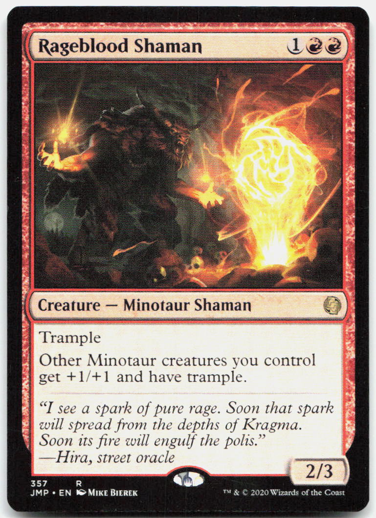 Rageblood Shaman NM R Jumpstart 357