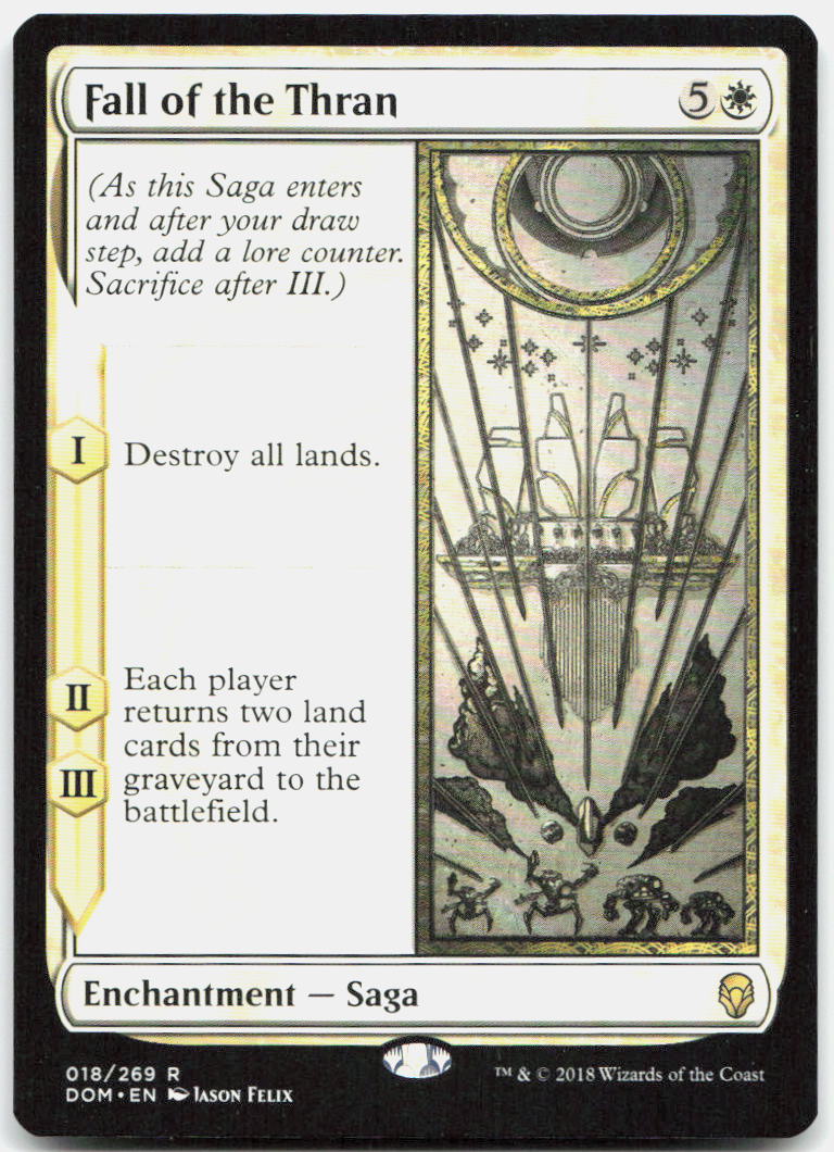 Fall of the Thran NM R Dominaria 18