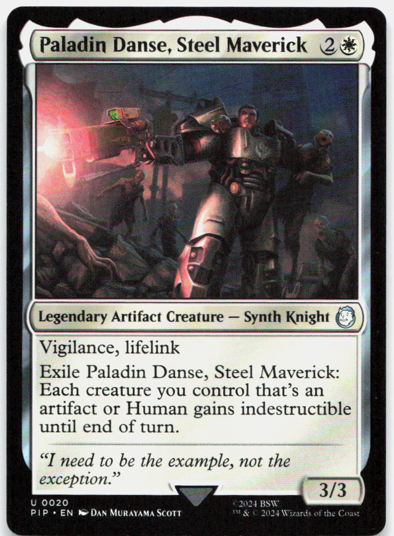 Paladin Danse, Steel Maverick NM U Universes Beyond: Fallout 20