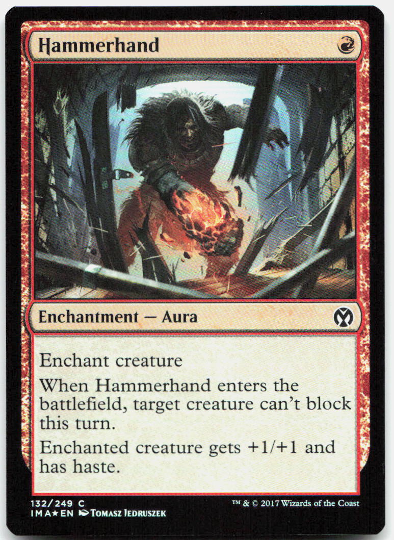 Hammerhand NM Foil C Iconic Masters 132