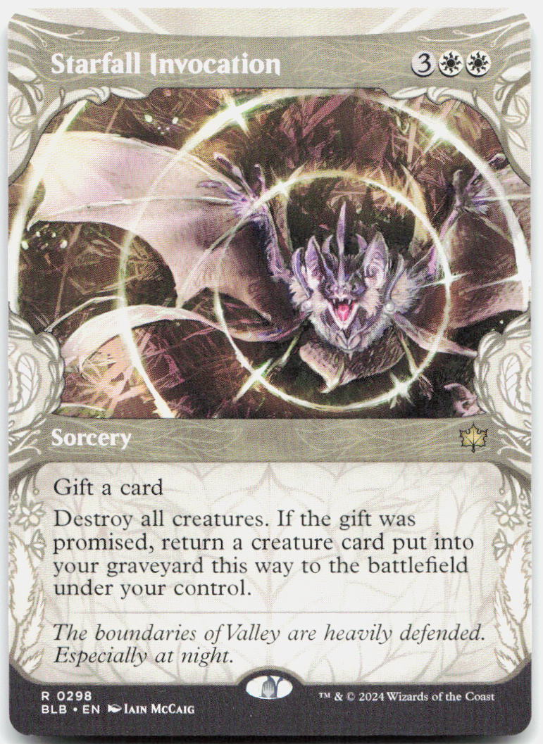 Starfall Invocation (Showcase) NM R Bloomburrow 298