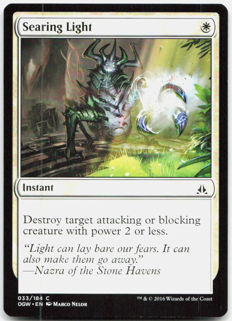 Searing Light NM C Oath of the Gatewatch 33