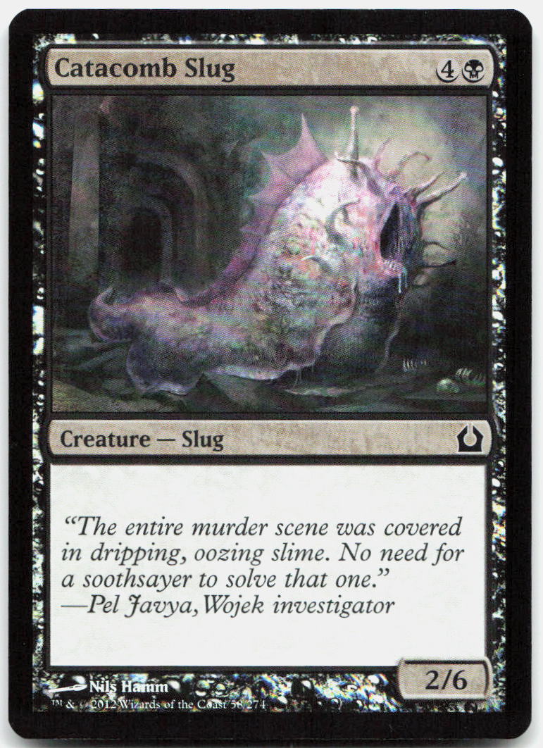 Catacomb Slug NM Foil C Return to Ravnica 58