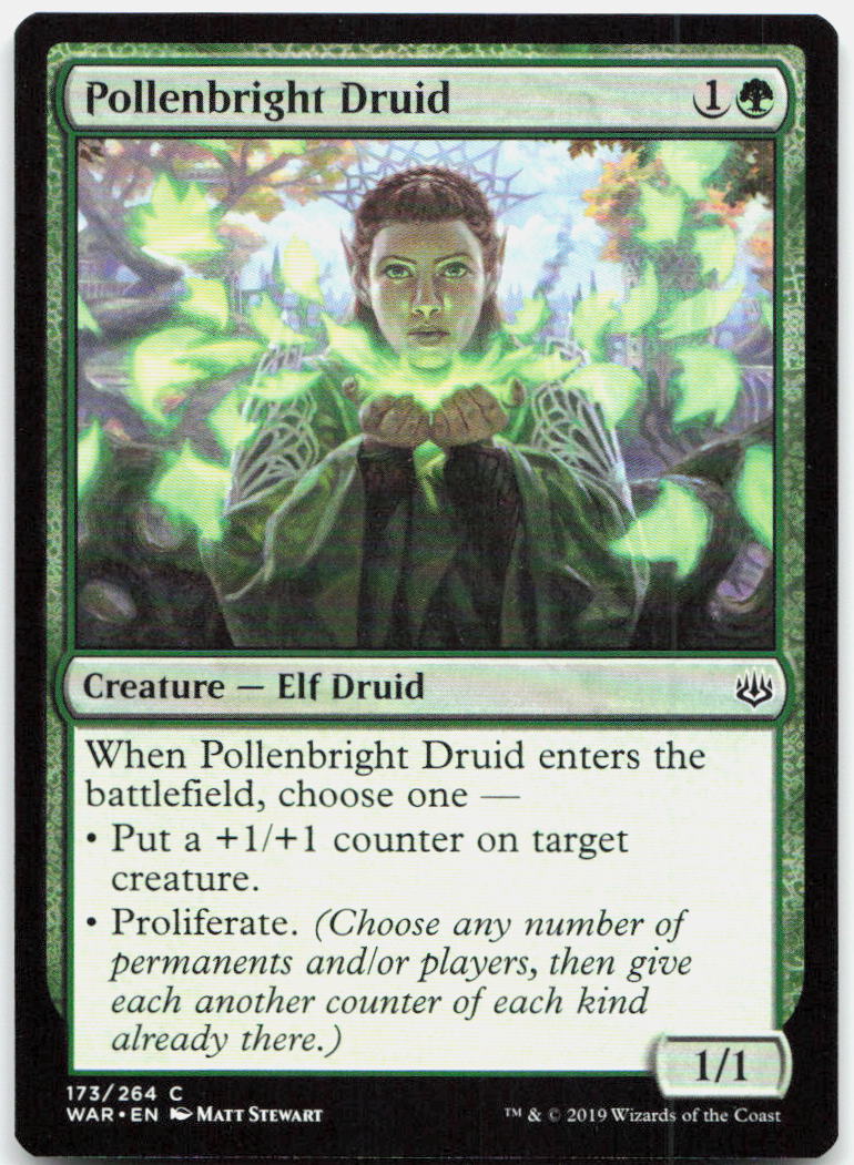Pollenbright Druid NM C War of the Spark 173