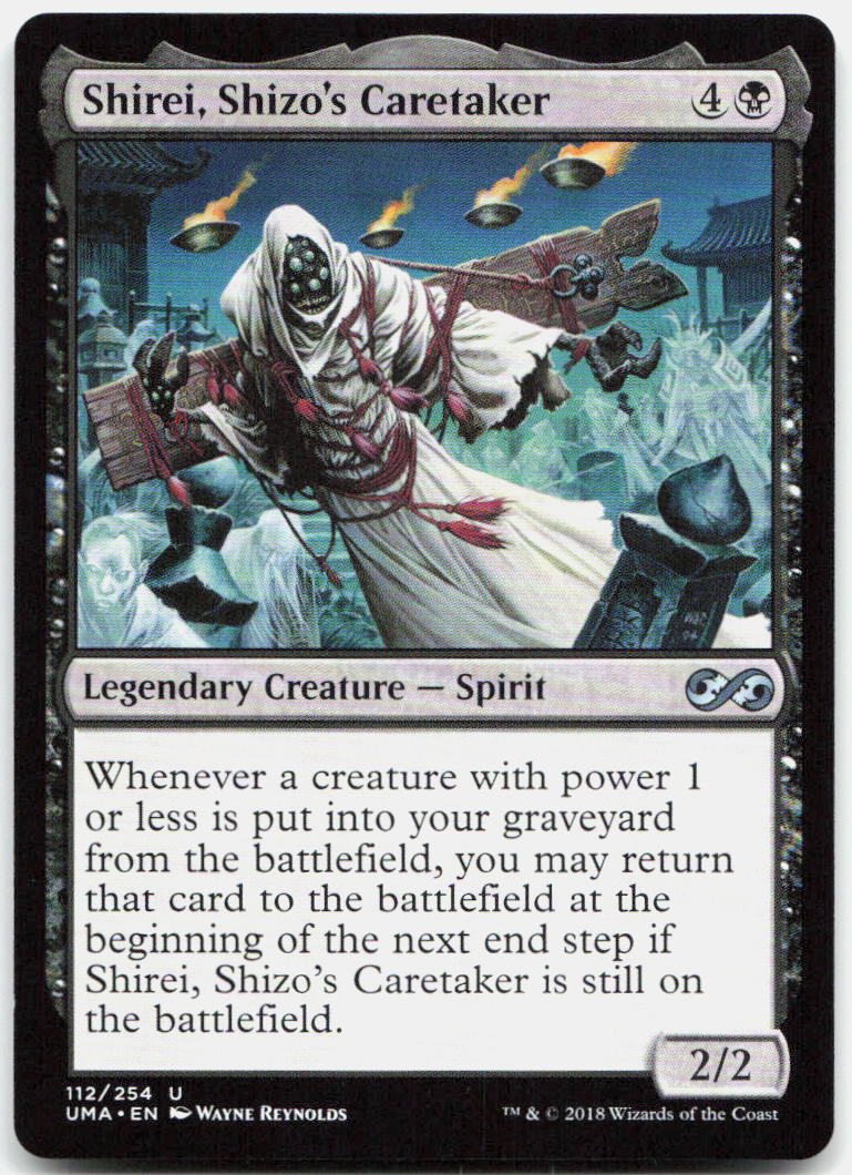 Shirei, Shizo's Caretaker NM U Ultimate Masters 112