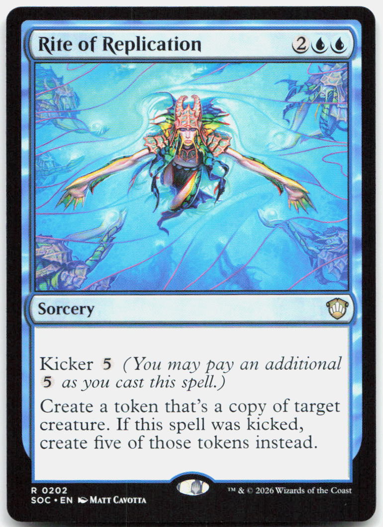 Rite of Replication NM R Commander: Secrets of Strixhaven 202