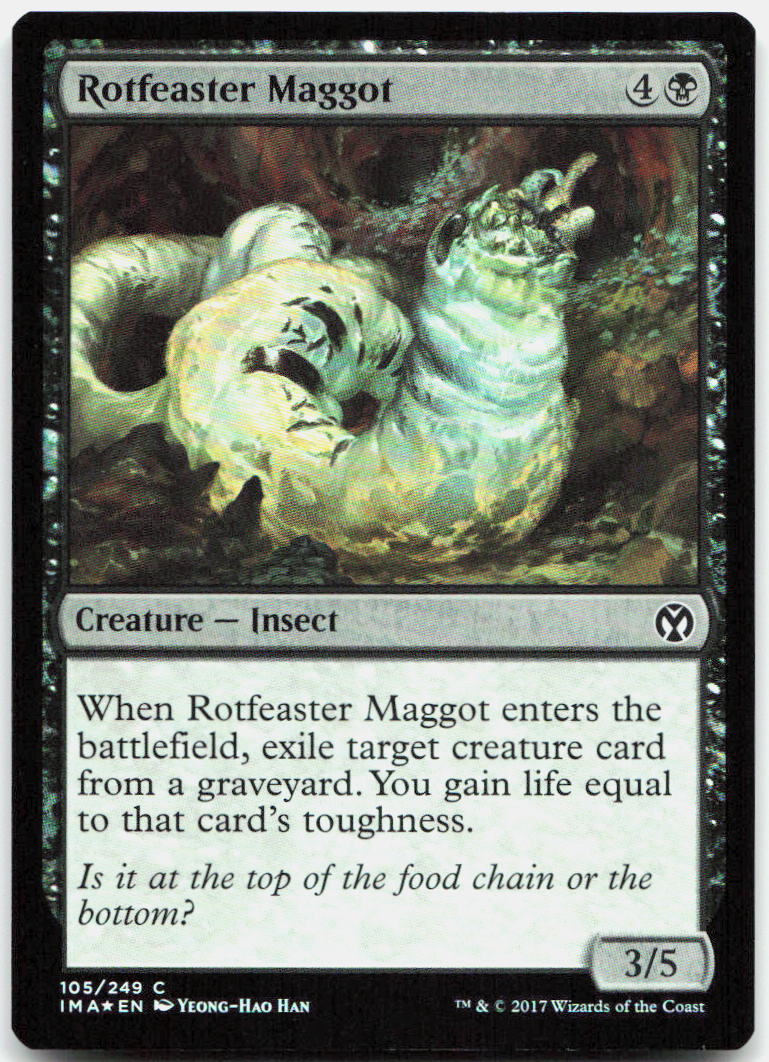 Rotfeaster Maggot NM Foil C Iconic Masters 105