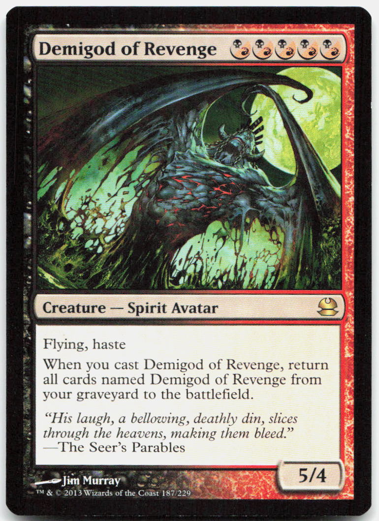 Demigod of Revenge NM R Modern Masters 187