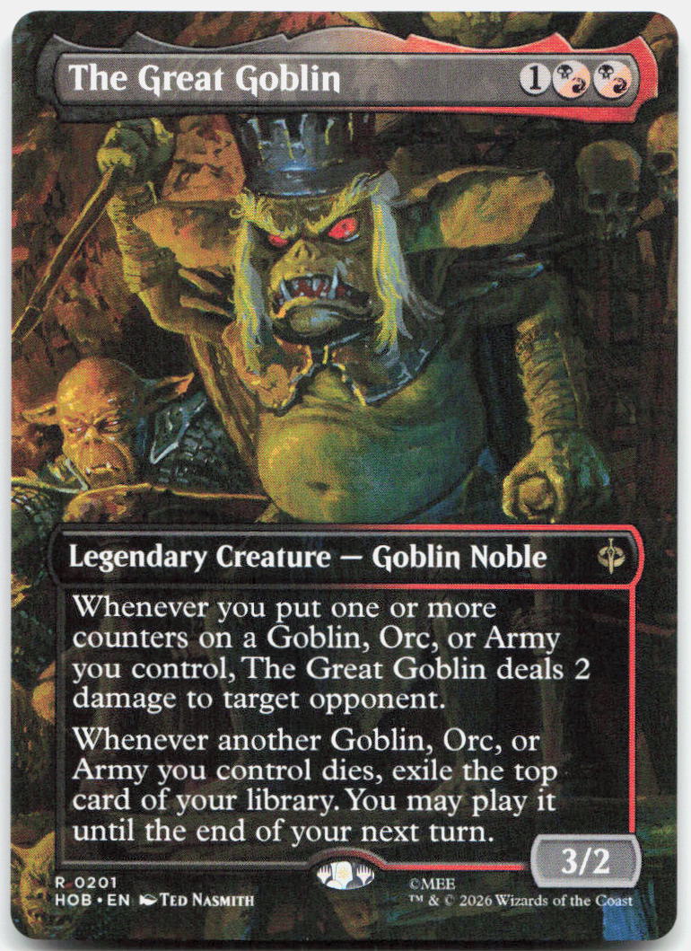 The Great Goblin (Borderless) NM R The Hobbit 201