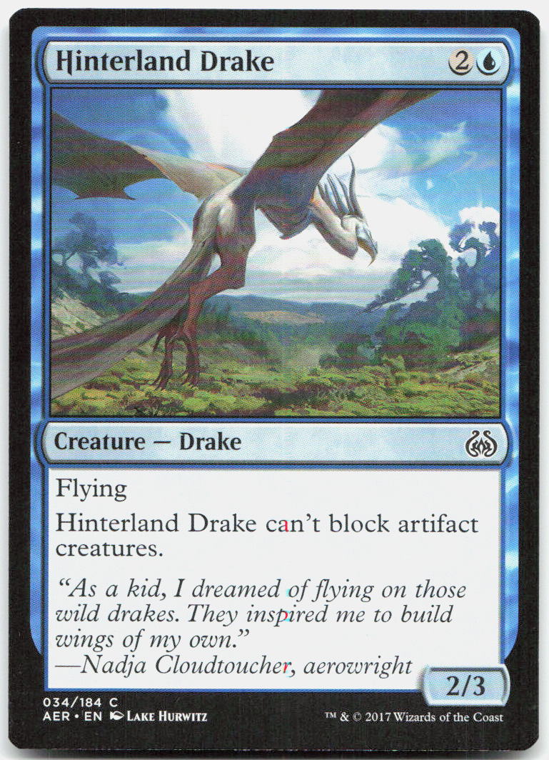 Hinterland Drake NM C Aether Revolt 34