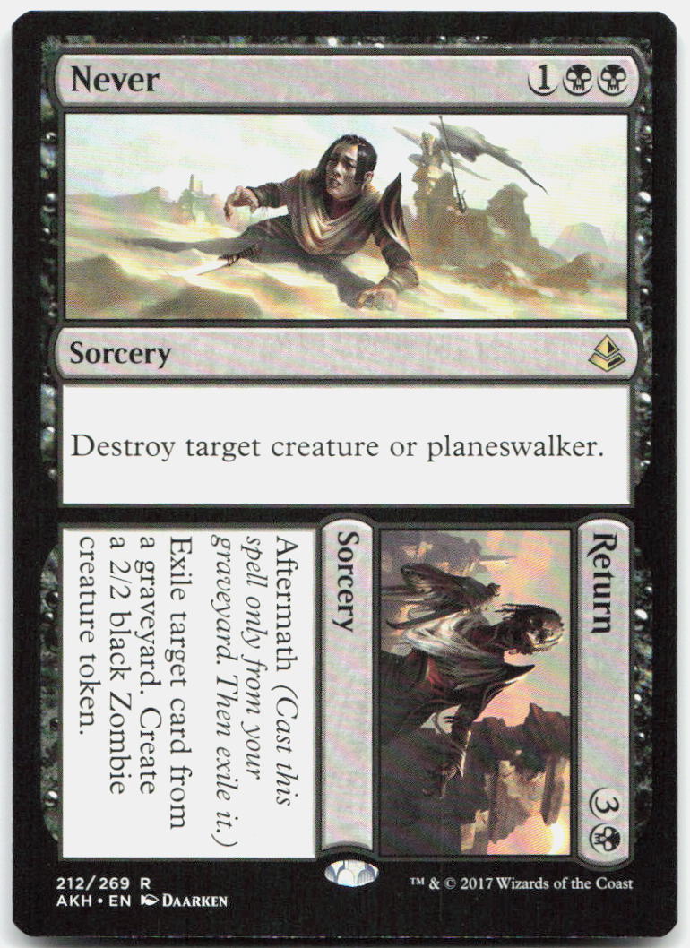 Never // Return NM R Amonkhet 212
