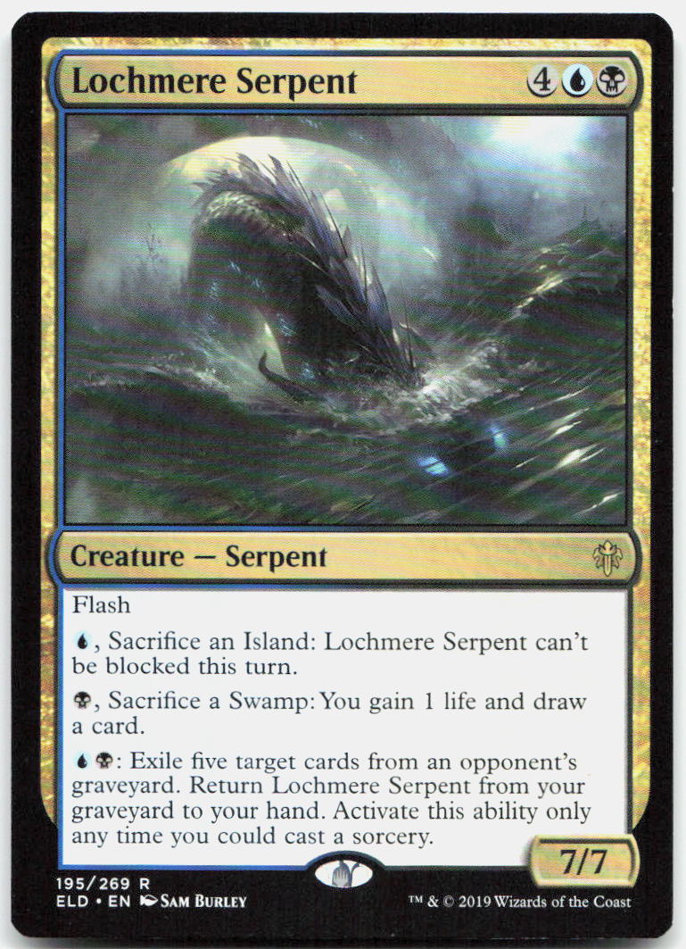 Lochmere Serpent NM R Throne of Eldraine 195