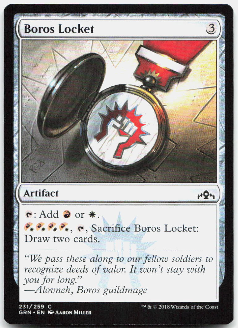 Boros Locket NM C Guilds of Ravnica 231