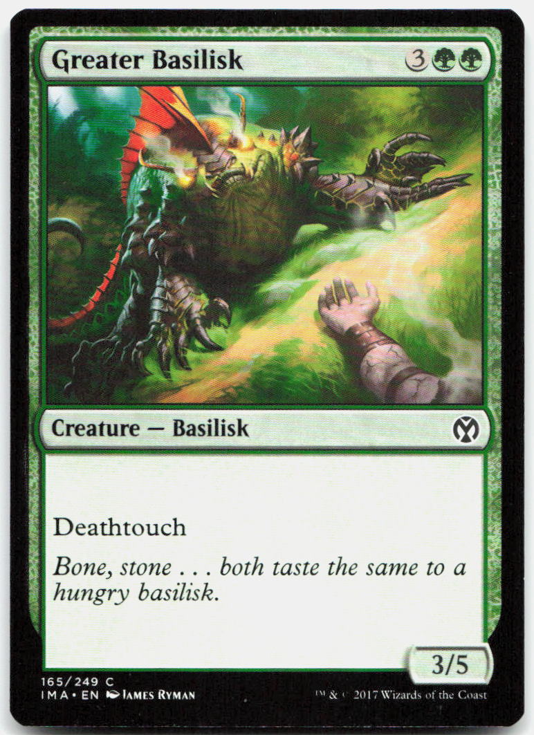 Greater Basilisk NM C Iconic Masters 165