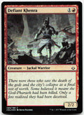 Defiant Khenra NM Foil C Hour of Devastation 89