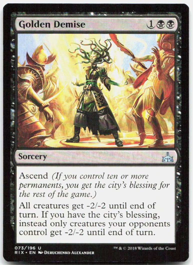Golden Demise NM U Rivals of Ixalan 73