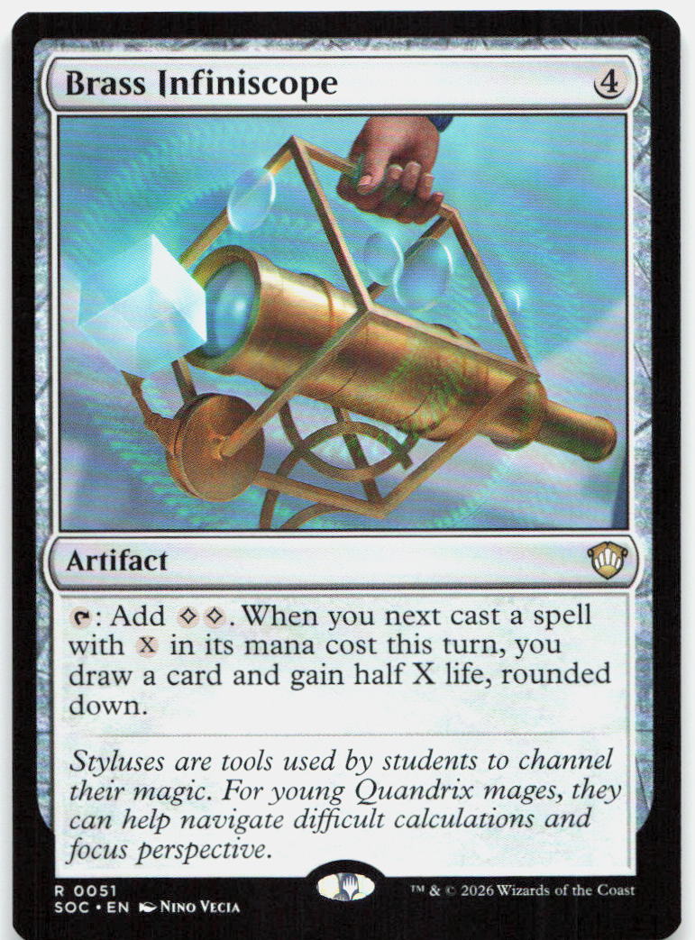 Brass Infiniscope NM R Commander: Secrets of Strixhaven 51