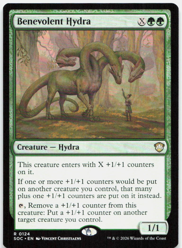 Benevolent Hydra NM R Commander: Secrets of Strixhaven 124