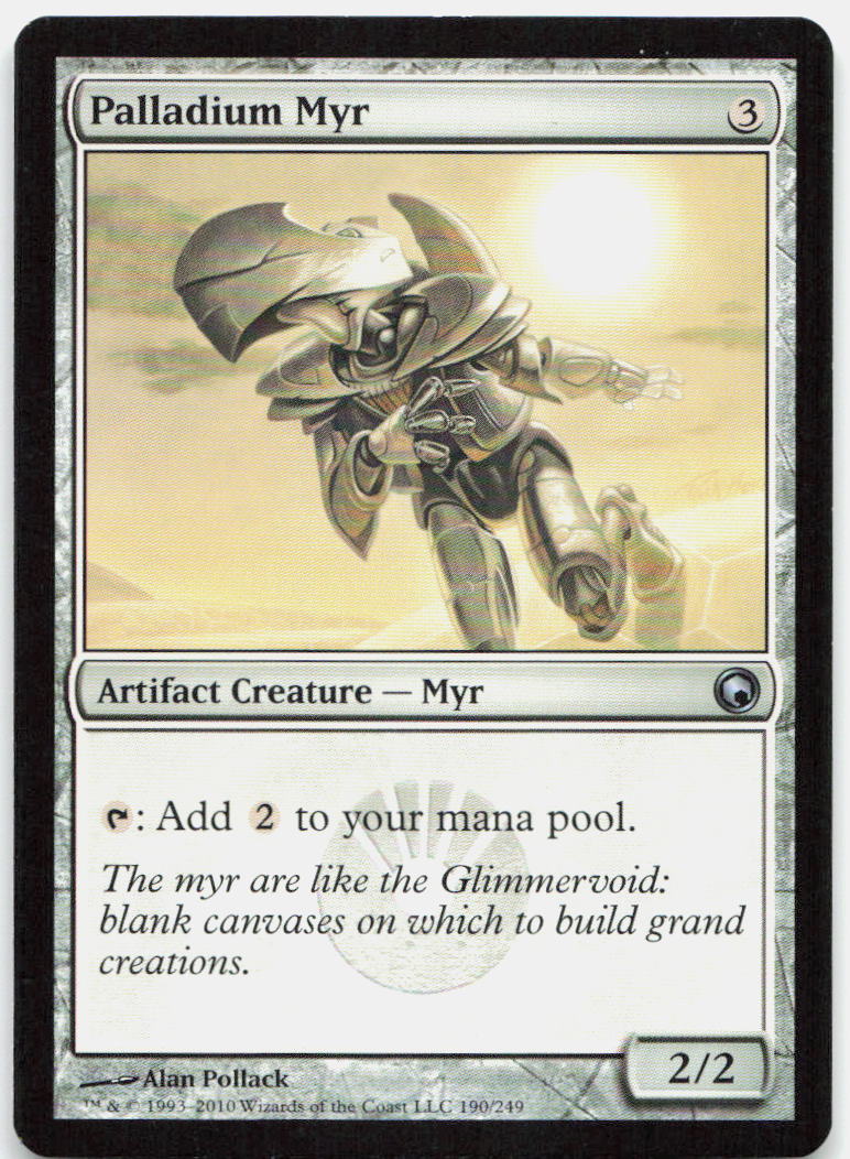 Palladium Myr NM U Scars of Mirrodin 190