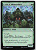 Crash of Rhino Beetles NM Foil C Commander Masters 279