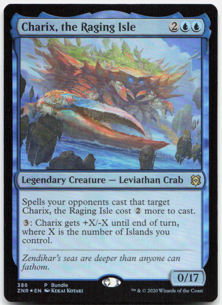 Charix, the Raging Isle (ZNR) NM Foil P Unique and Miscellaneous Promos 3