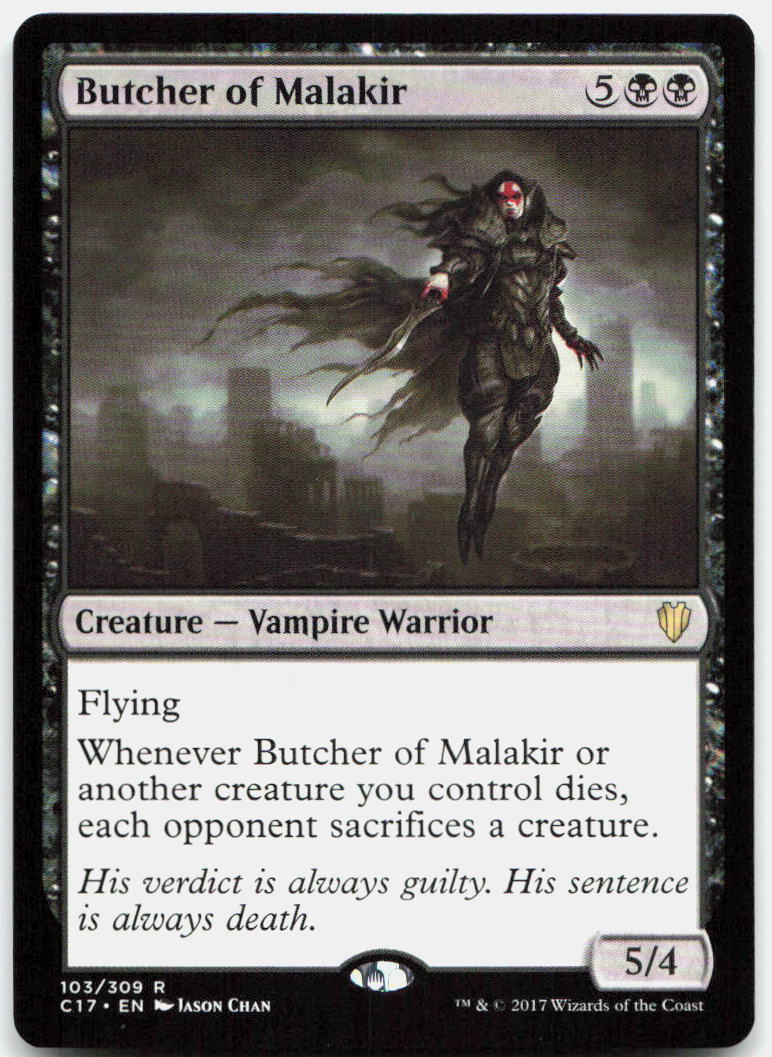 Butcher of Malakir NM R Commander 2017 103